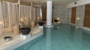 Couples treatment rooms, sauna, steam room, Turkish bath