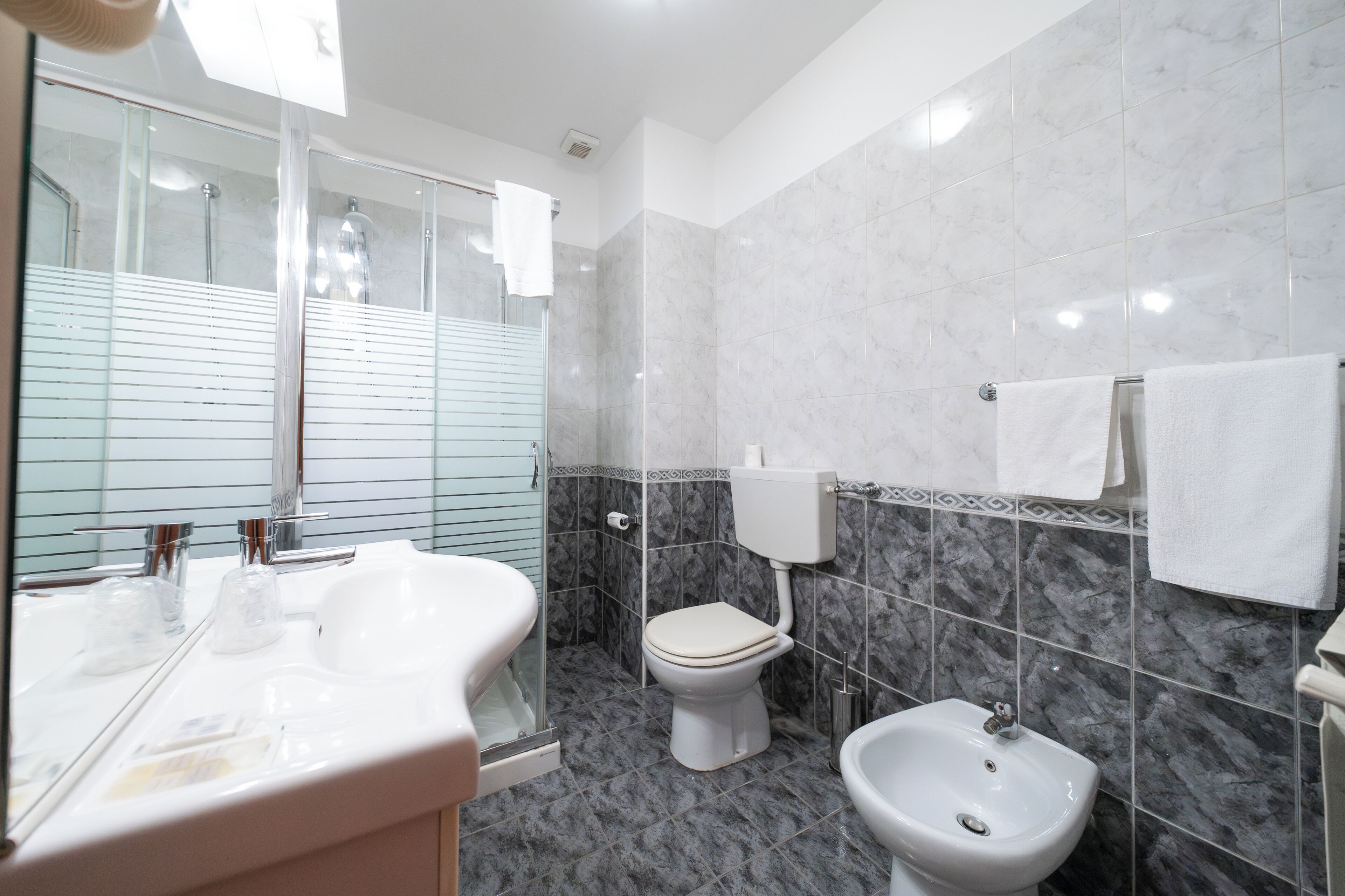 Camera singola, 1 letto queen | Bagno | Doccia, soffione a pioggia, asciugacapelli, bidet