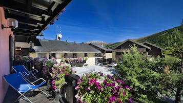 Vue depuis lâhĂ©bergement