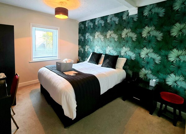 Individually decorated, individually furnished, iron/ironing board