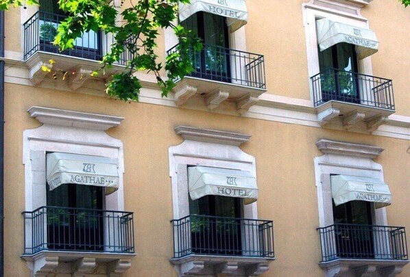 Façade de l’hébergement