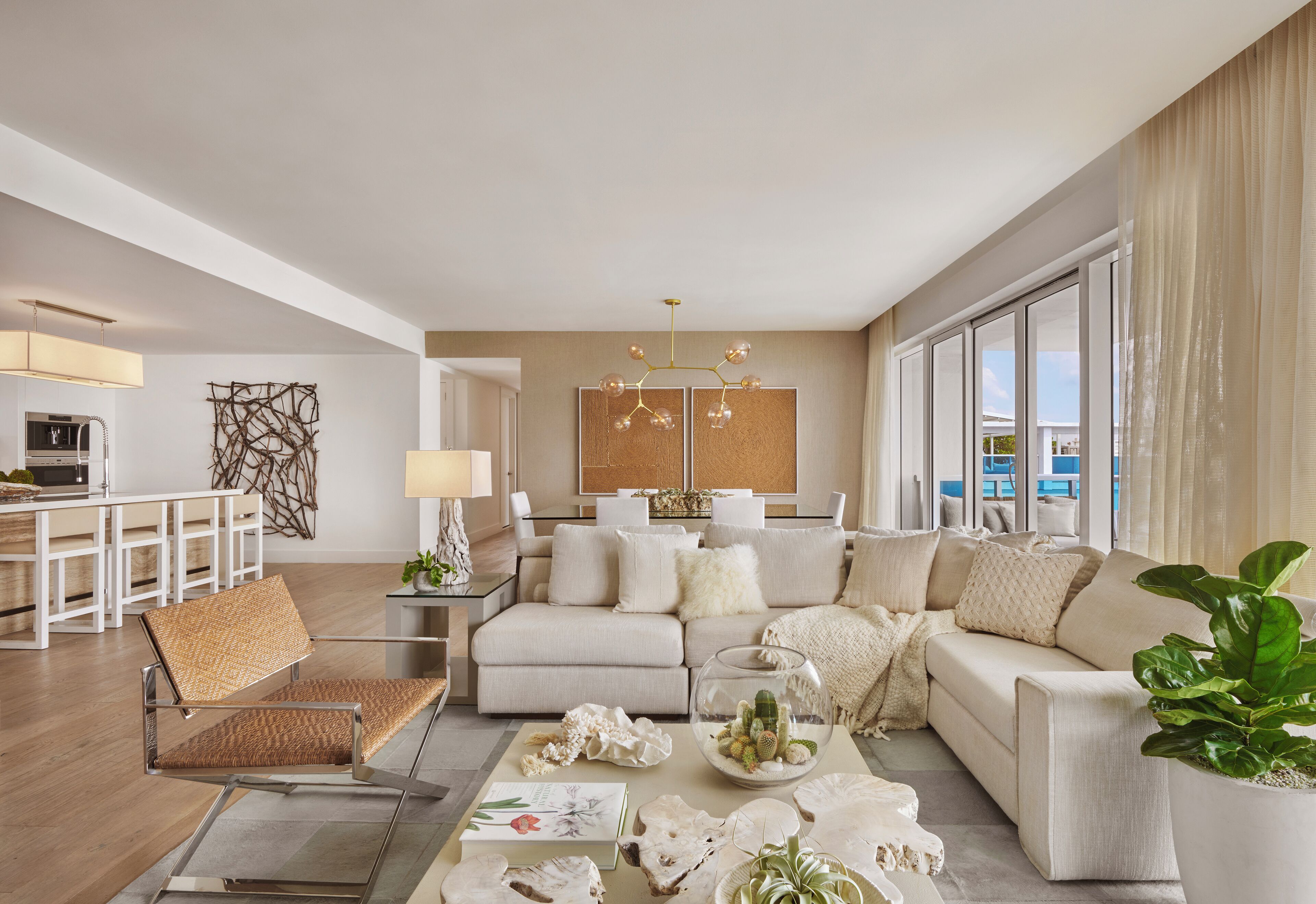 room, 3 bedrooms, balcony, ocean view (ph) | living area | 55-inch lcd tv with cable channels, tv, tablet