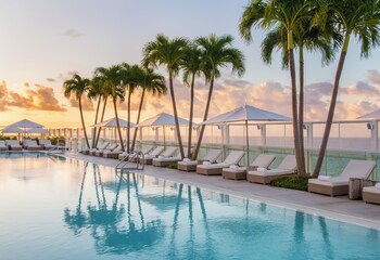 3 outdoor pools, cabanas (surcharge), pool umbrellas at 1 Hotel South Beach