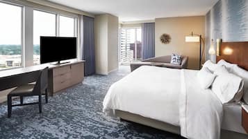 Pillowtop beds, in-room safe, desk, iron/ironing board