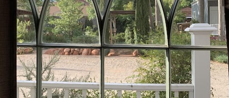 Vista desde la propiedad