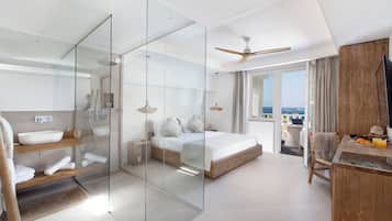 1 slaapkamer, een minibar, een kluis op de kamer, een bureau