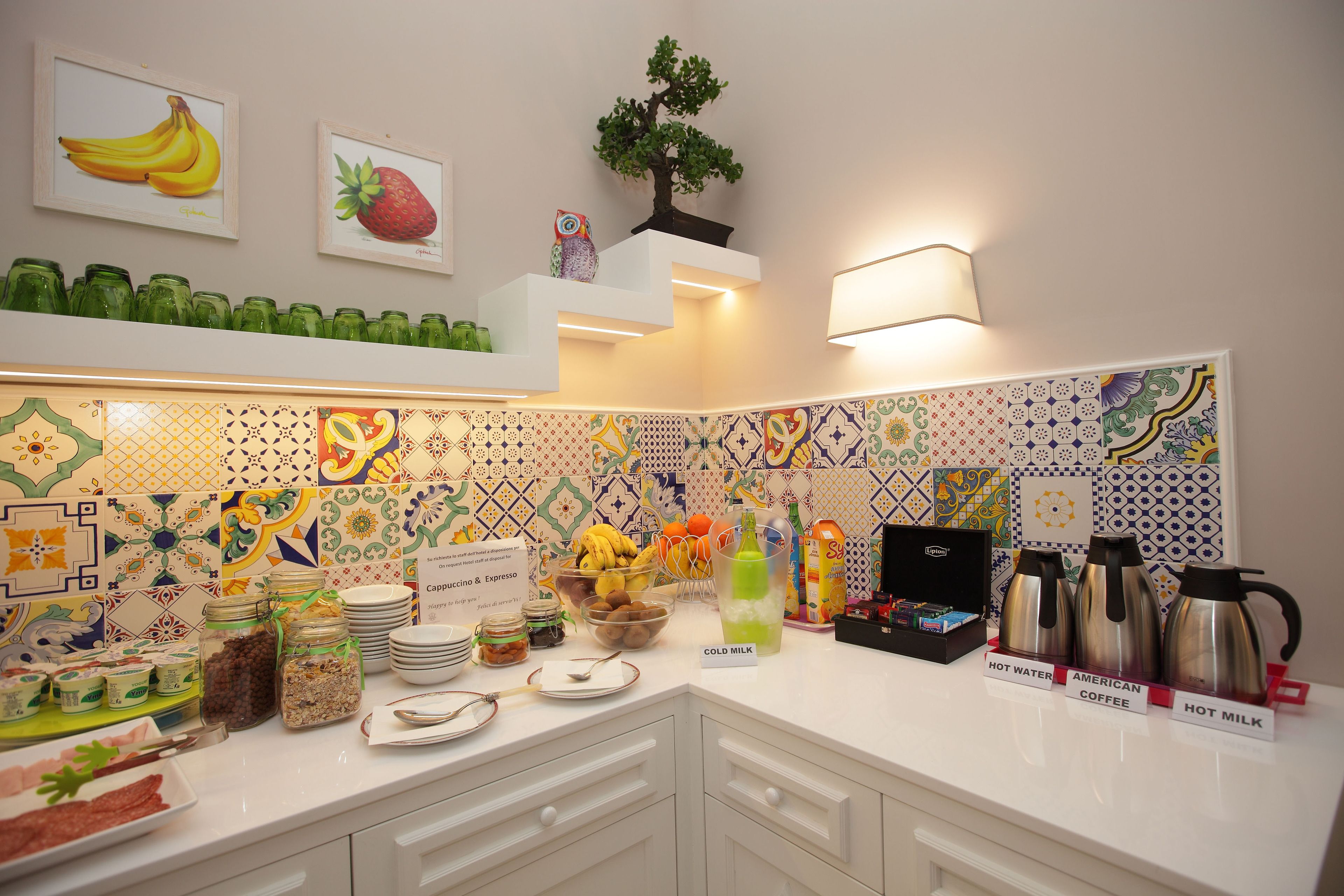 daily buffet breakfast (eur 15 per person)