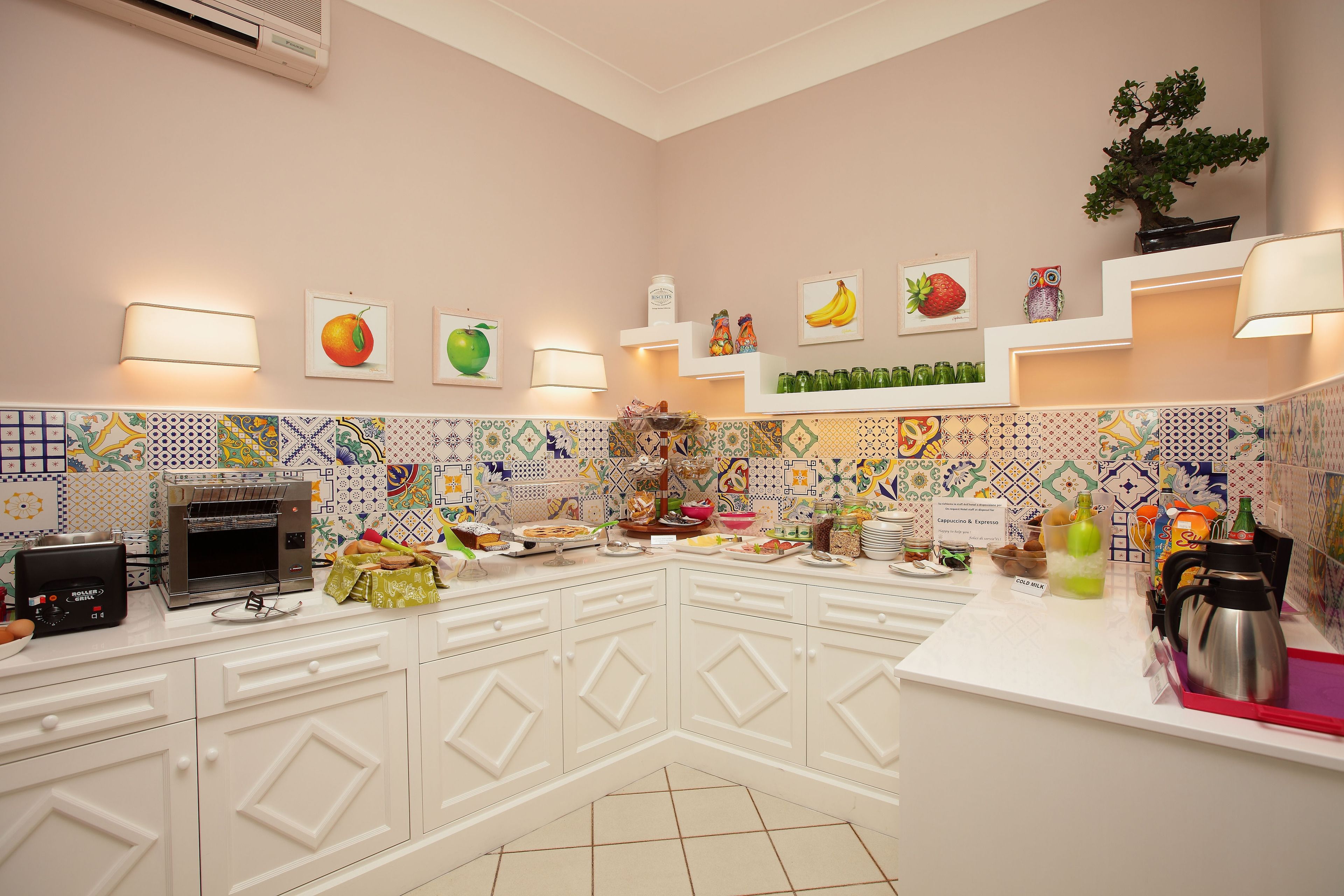 daily buffet breakfast (eur 15 per person)