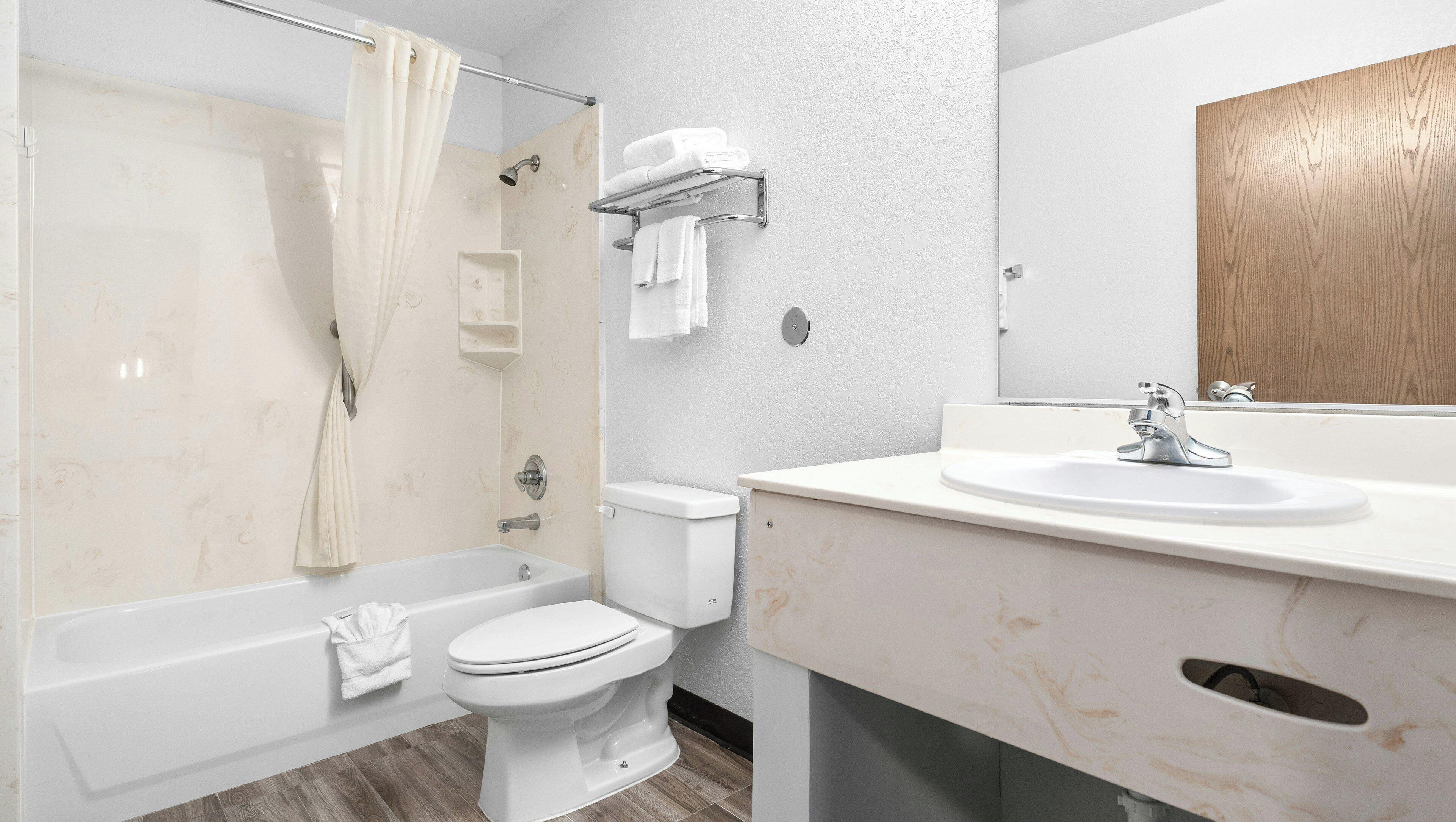 Hair dryer, towels