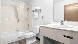 Hair dryer, towels