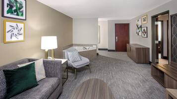 Premium bedding, pillowtop beds, in-room safe, desk