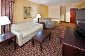 Suite, 1 King Bed, Non Smoking | Premium bedding, pillowtop beds, in-room safe, desk - Holiday Inn Quincy East by IHG (Quincy)