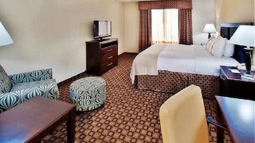 Premium bedding, pillowtop beds, in-room safe, desk