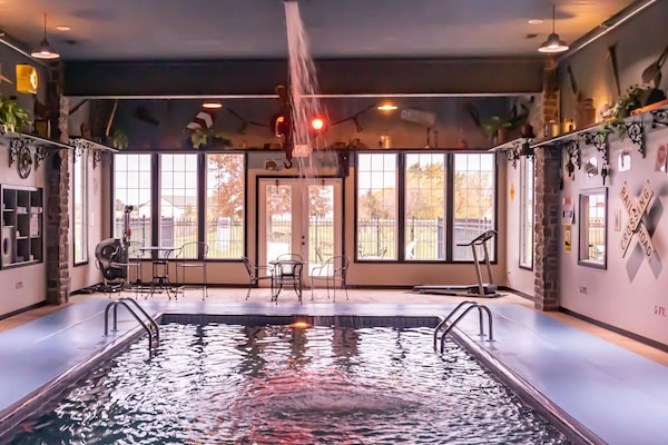 Una piscina techada