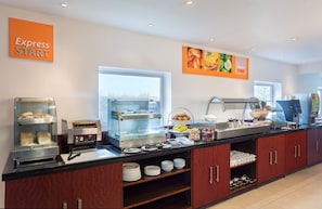 Free daily buffet breakfast