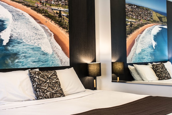 Premium bedding, iron/ironing board, cribs/infant beds, free WiFi
