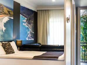 Premium bedding, iron/ironing board, cribs/infant beds, free WiFi