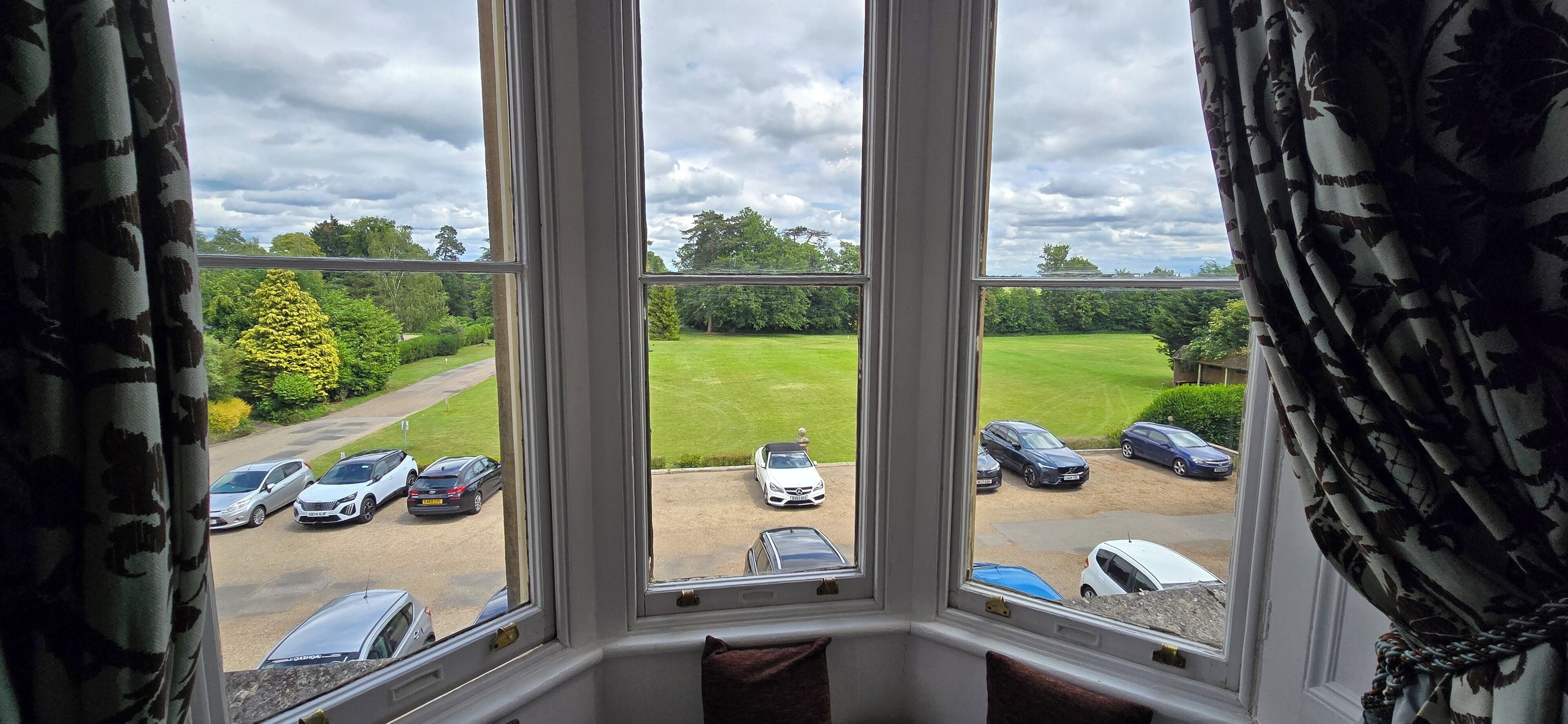 manor house superior double room | view from room