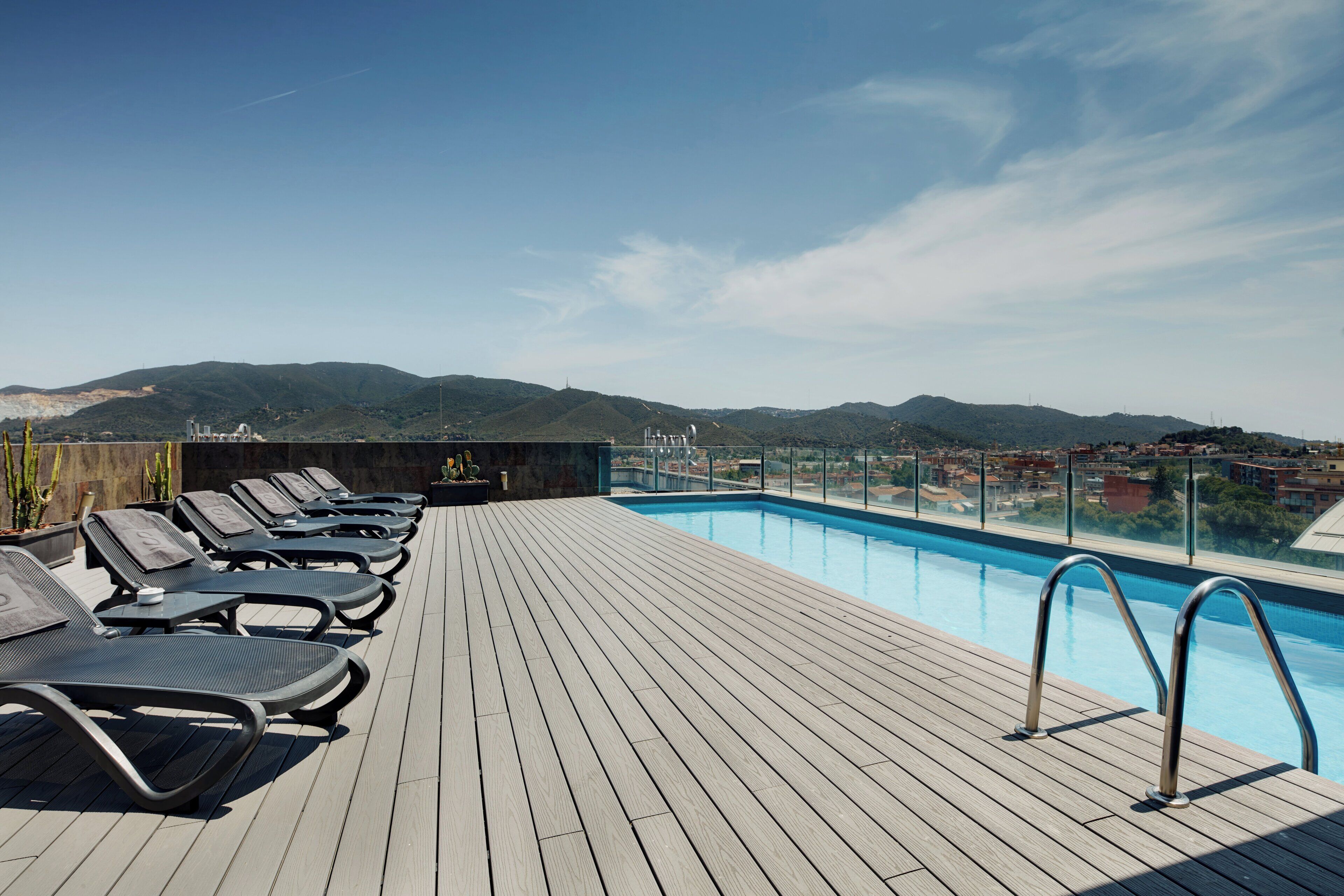 Piscina en la azotea