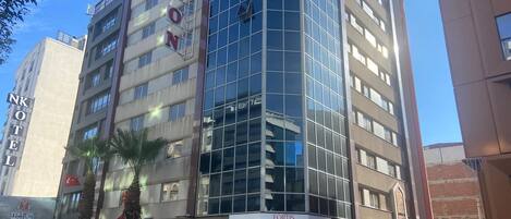 Majoituspaikan julkisivu