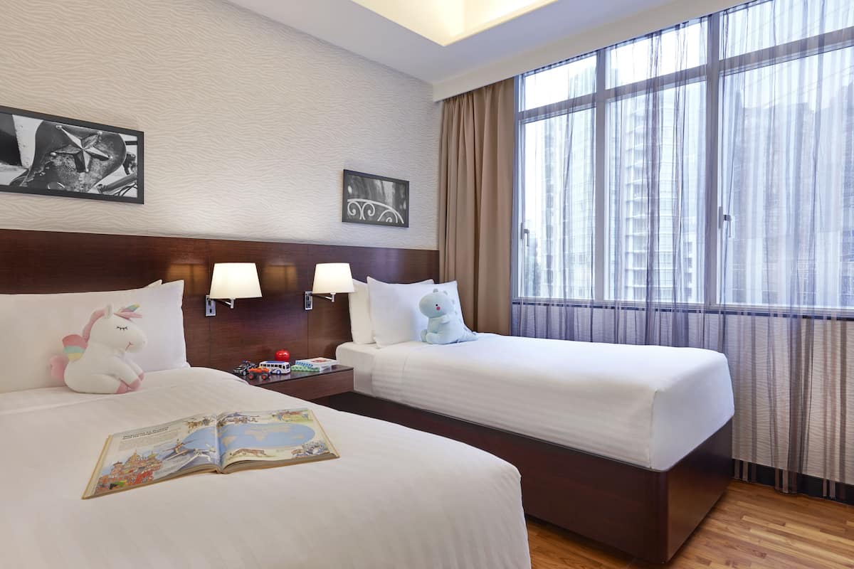 Apartment, 2 Bedrooms (Breakfast on weekdays only except P.H) | In-room safe, iron/ironing board, free cots/infant beds, rollaway beds