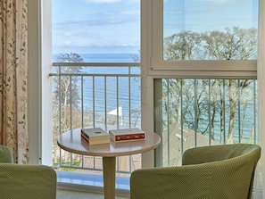 Double Room, Partial Ocean View (without balcony) | View from room - aja Nordperd & Villen Göhren (Göhren)