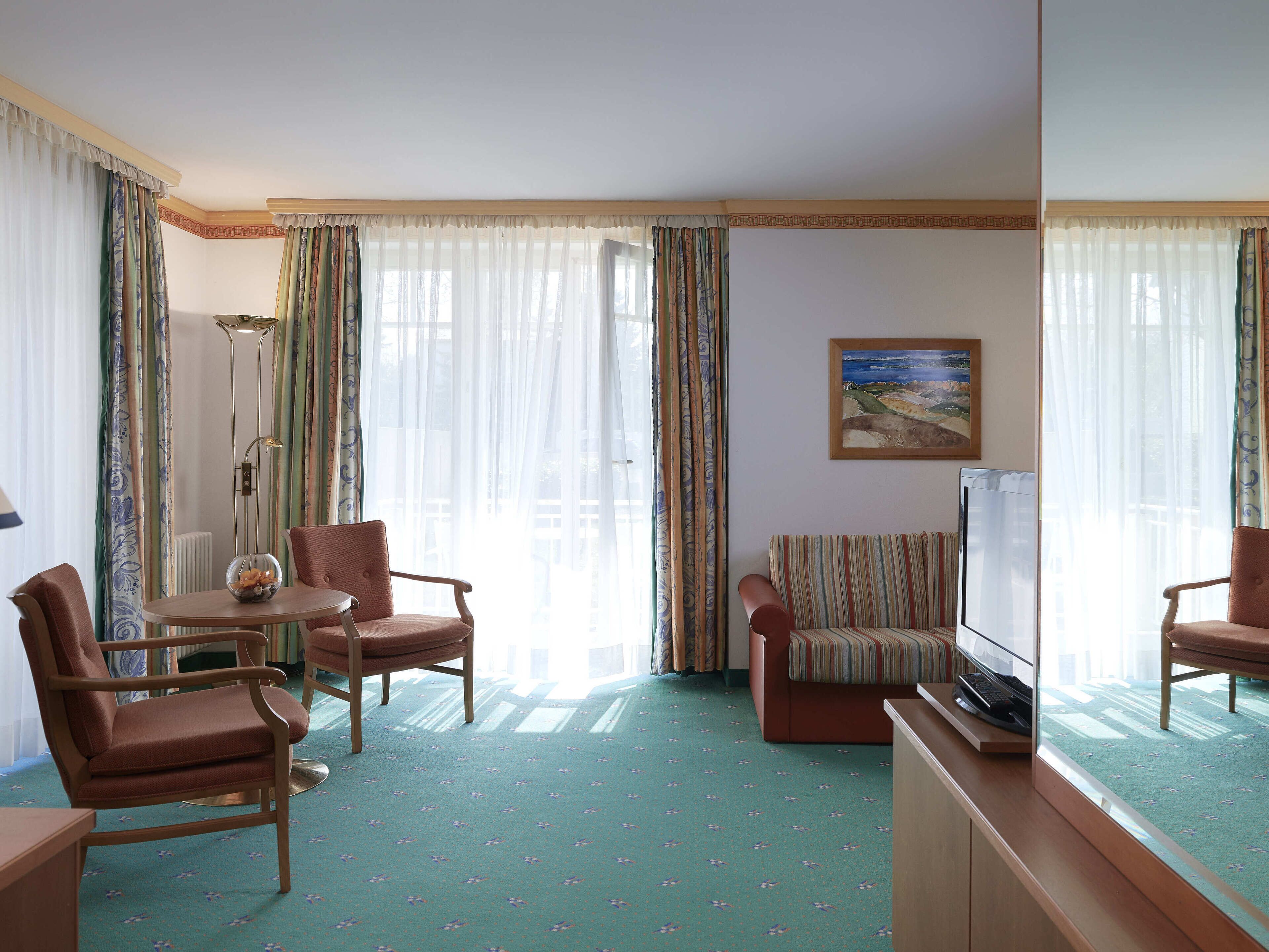 27-inch flat-screen tv with satellite channels, tv, books