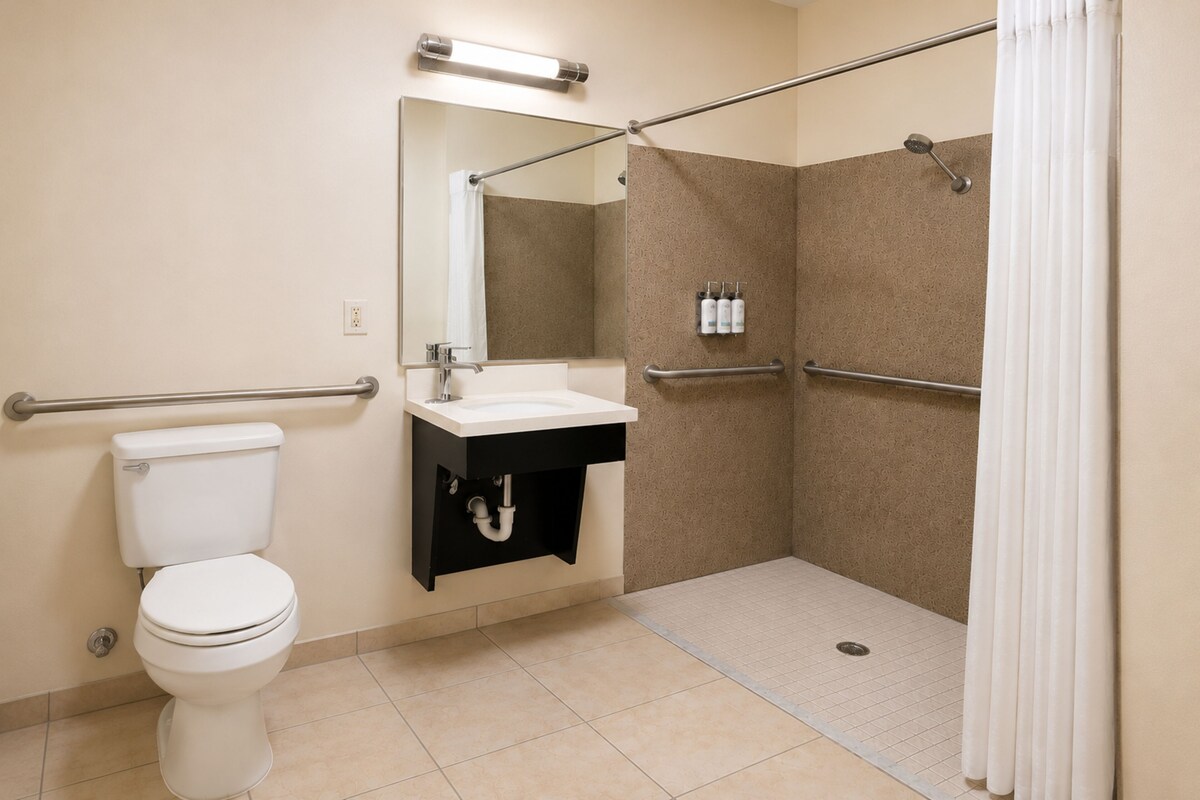 Studiosuite, 1 Queen-Bett, barrierefrei (Mobil, Roll Shwr) | Badezimmer