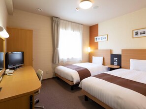 Room, 2 Single Beds, Non Smoking | Premium bedding, desk, soundproofing, free WiFi - Comfort Hotel Tomakomai (Tomakomai)