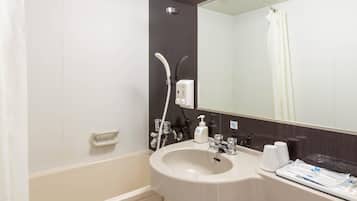 Free toiletries, hair dryer, slippers, electronic bidet