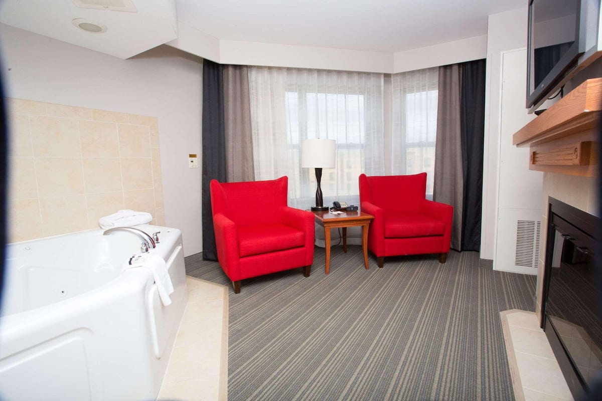 premium bedding, desk, iron/ironing board, free cots/infant beds