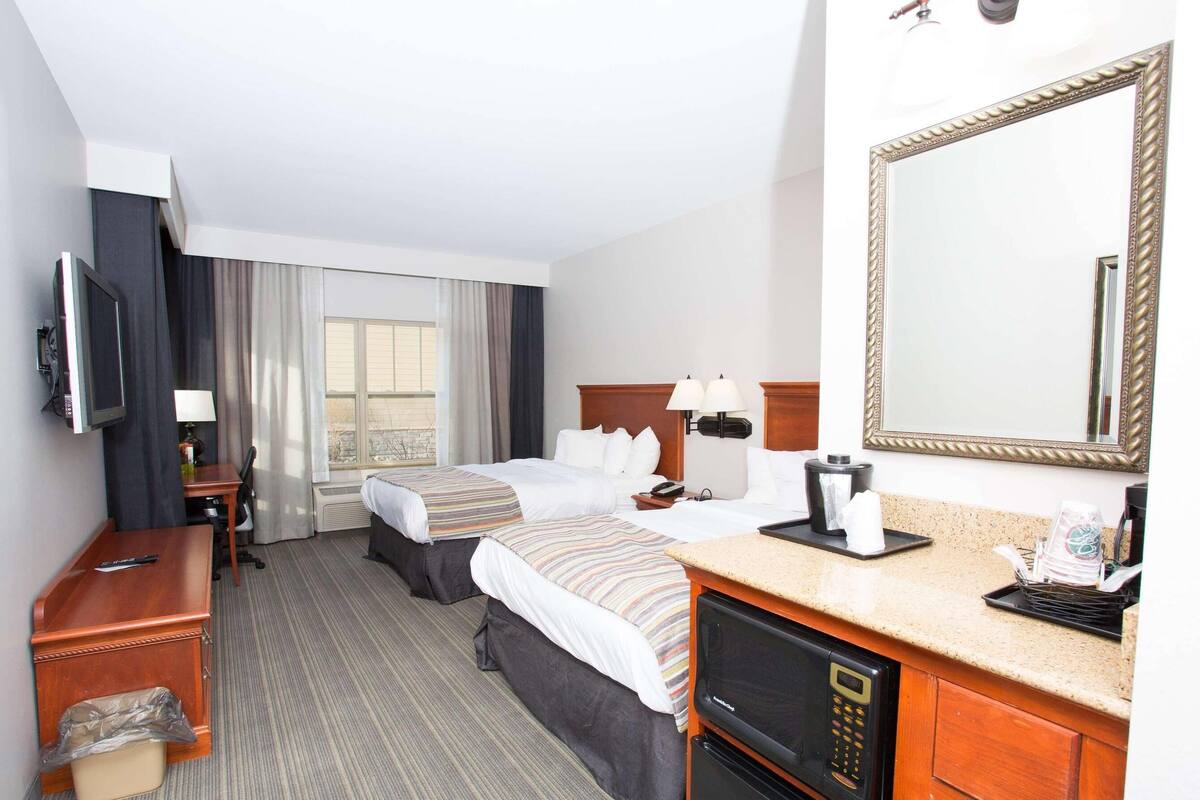 Premium bedding, desk, iron/ironing board, cribs (free)