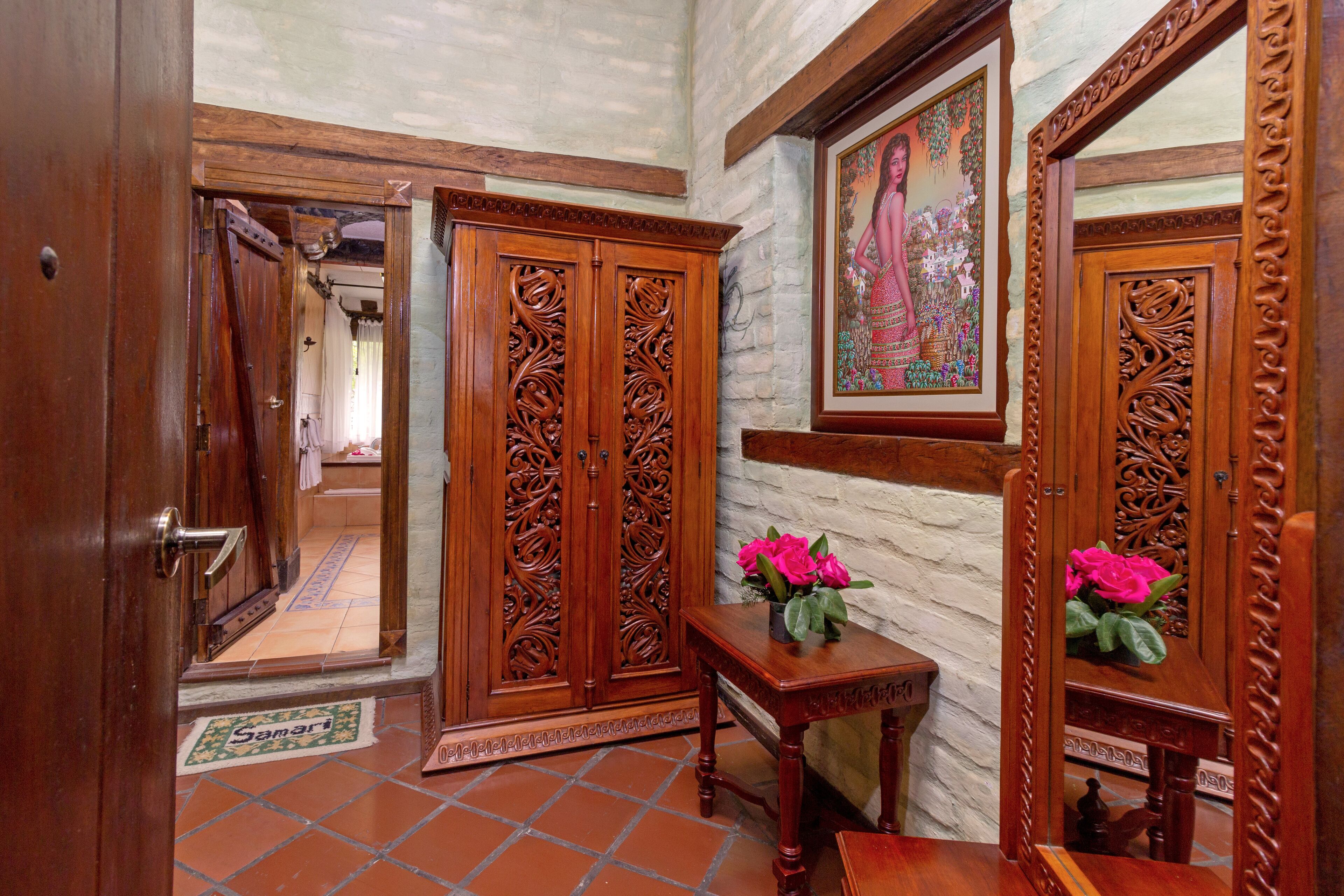 junior suite, jetted tub | bathroom | hair dryer, bathrobes, towels