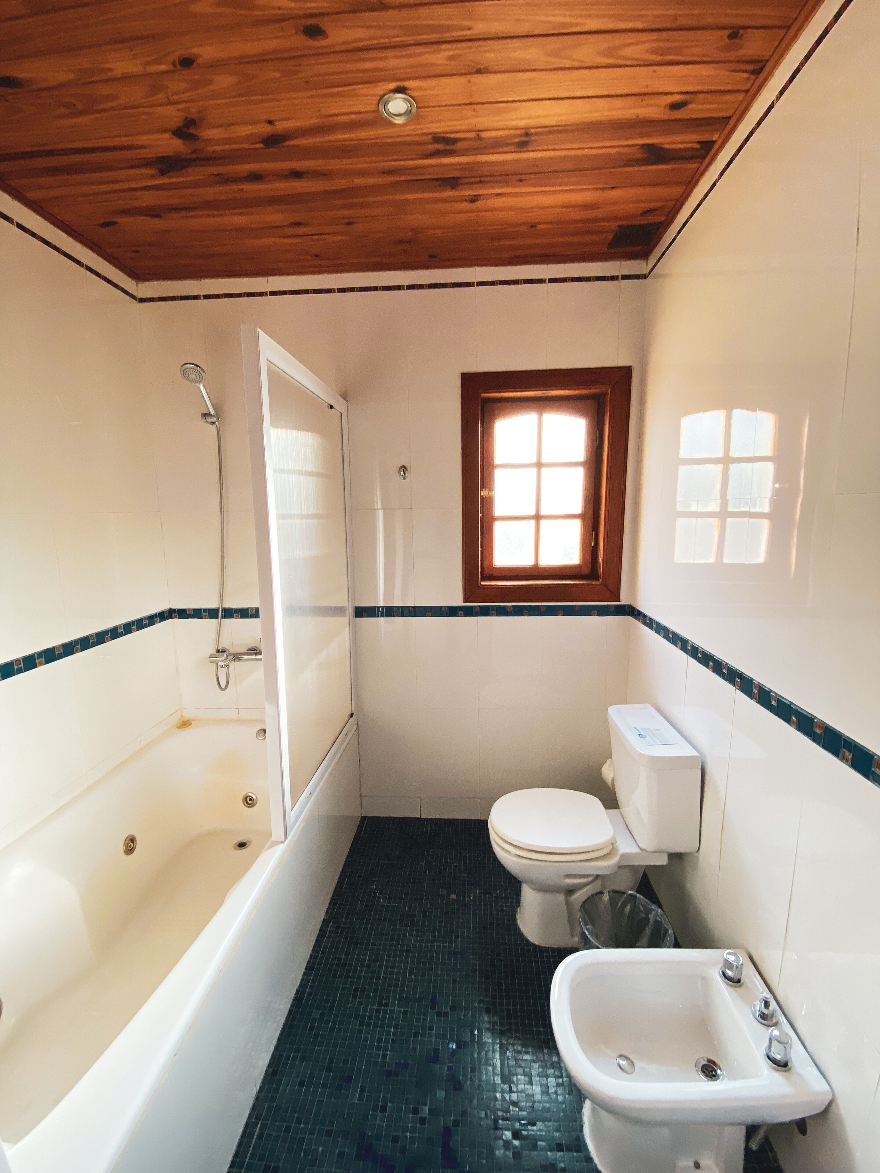 standard room | bathroom | combined shower/bathtub, deep-soaking bathtub, rainfall showerhead