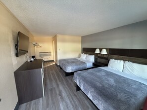 Premium Room, 2 Queen Beds | Soundproofing, free WiFi, bed sheets
