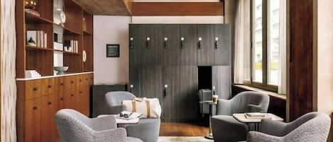 Lobby sitting area