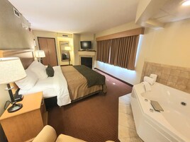 Presidential Suite, 1 King Bed with Sofa bed, Jetted Tub, Fireplace, Ensuite, Non-Smoking | Down comforters, pillowtop beds, individually decorated