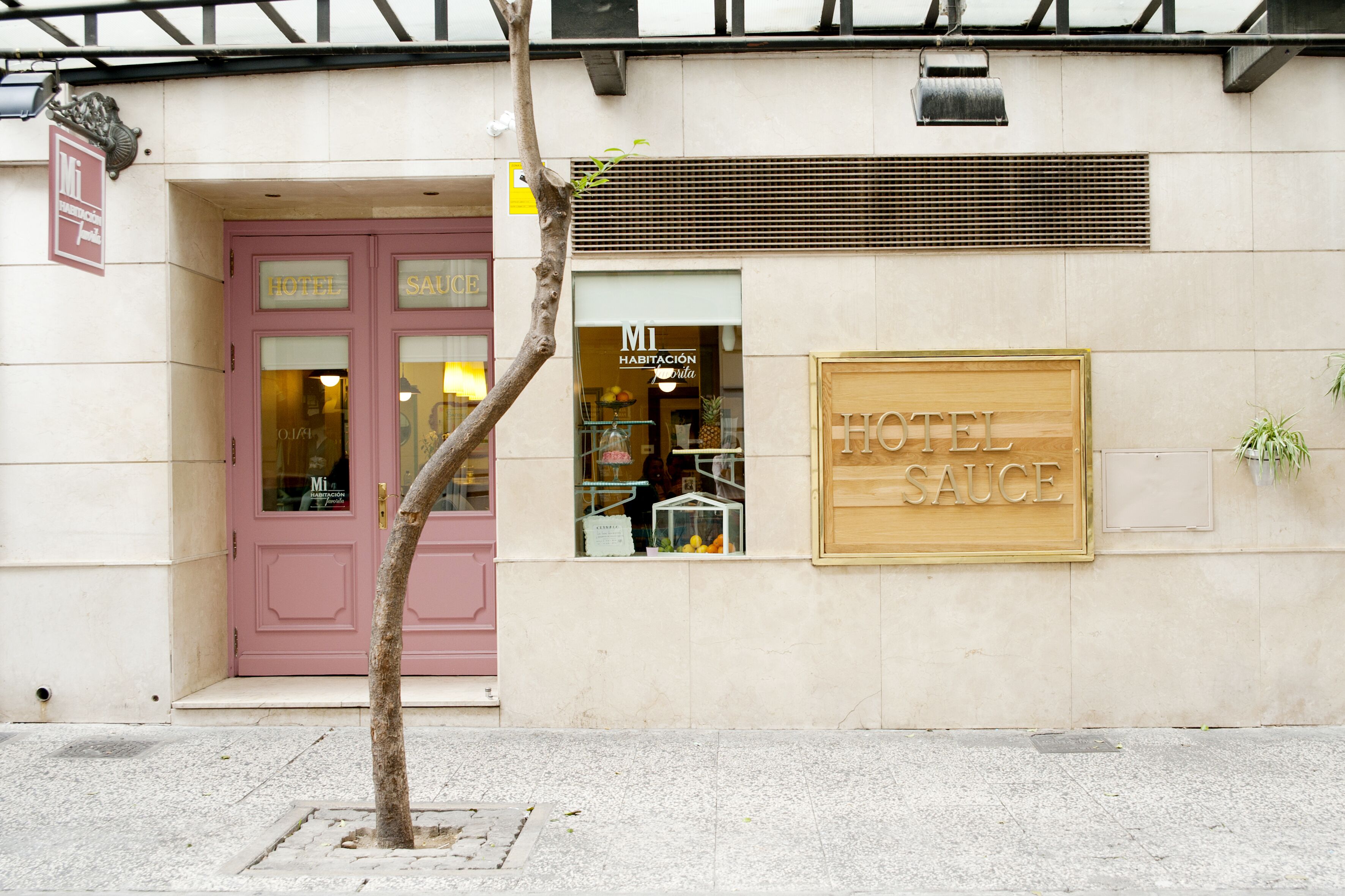 Façade de l’hébergement