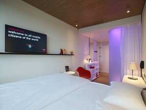 Premium bedding, pillowtop beds, in-room safe, desk