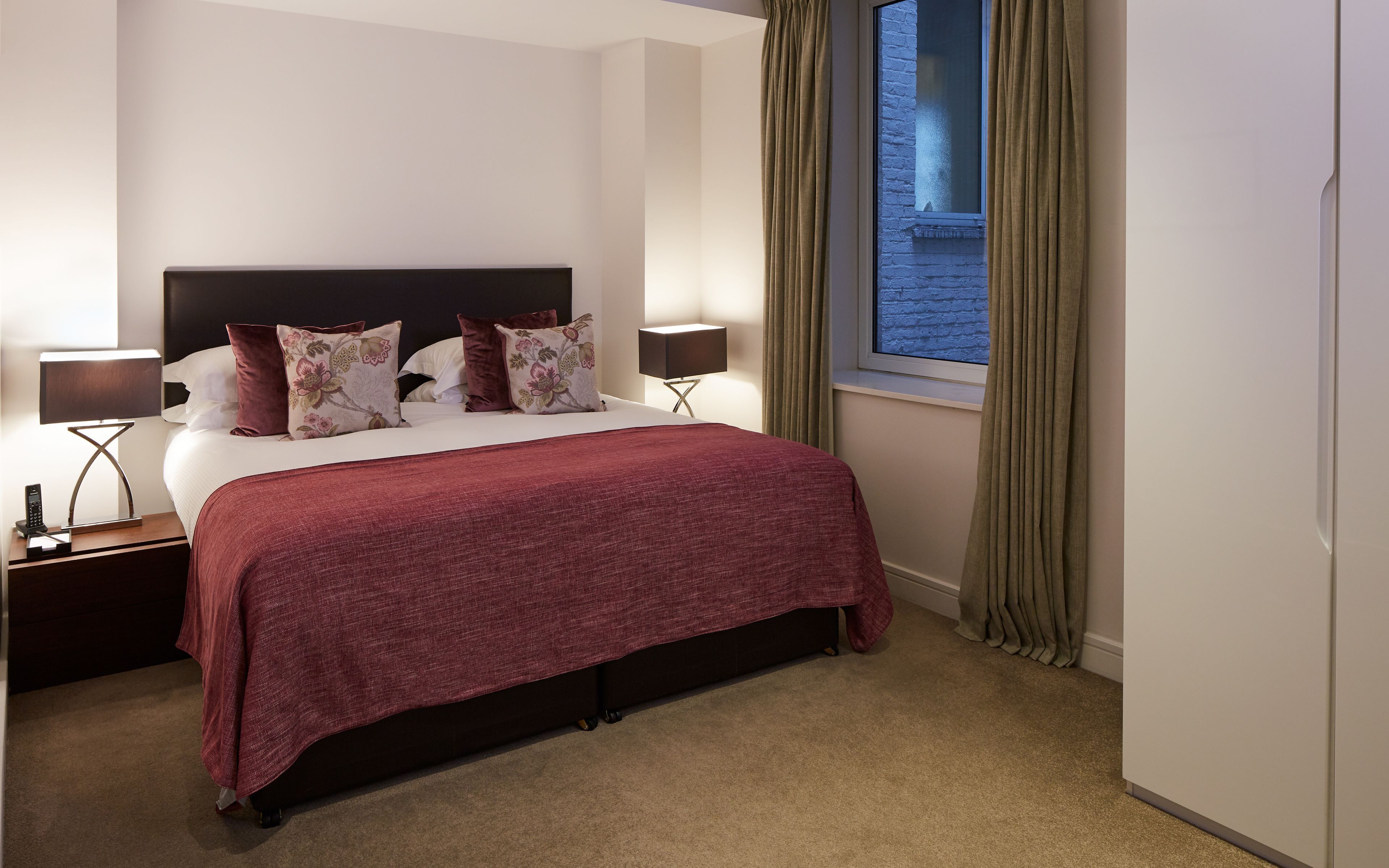 Premium bedding, Select Comfort beds, in-room safe, blackout drapes