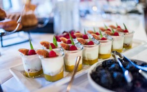 Komplett frokost er inkludert hver dag