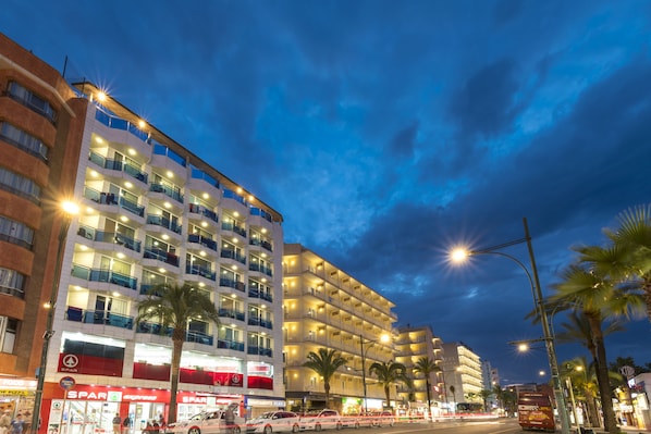 Front of property – evening/night