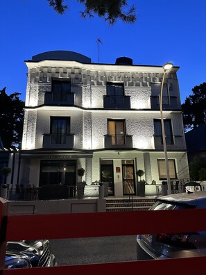 Front of property – evening/night