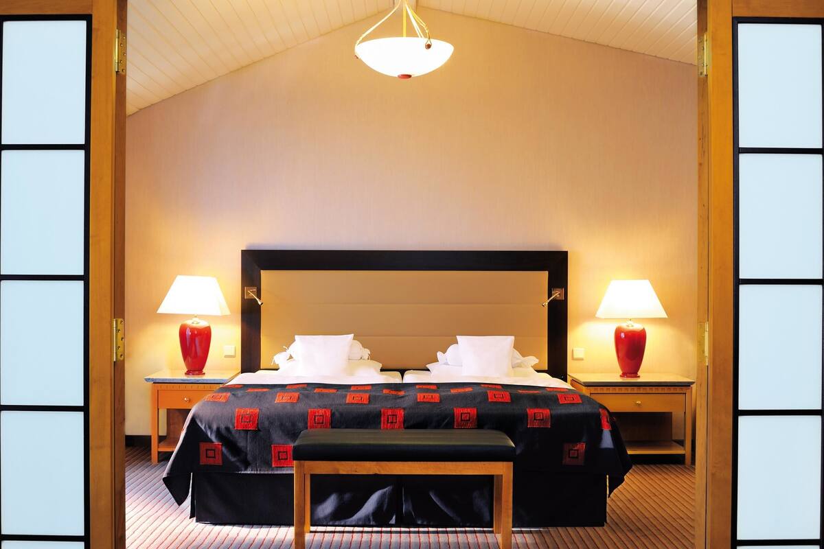 free minibar, in-room safe, desk, blackout curtains