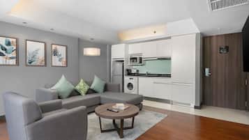 Comfort-Suite, 1 King-Bett | 1 Schlafzimmer, hochwertige Bettwaren, Pillowtop-Betten