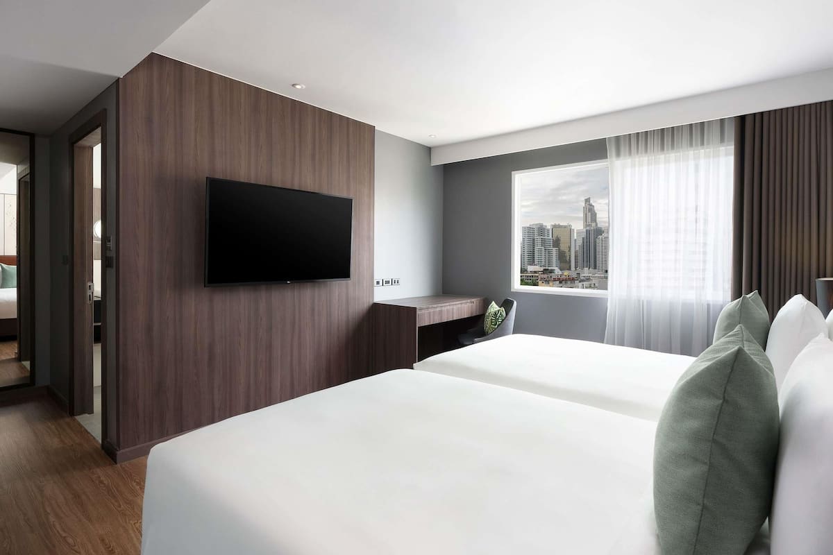 Standardrum - 2 enkelsängar | Sängtillbehör av högsta kvalitet och bäddmadrasser