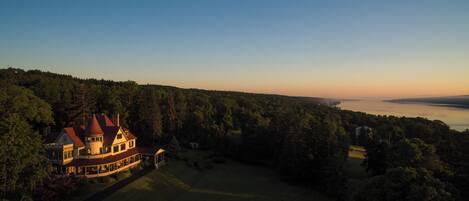 Front of property – evening/night