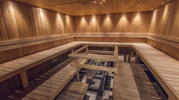 Un sauna, baño turco