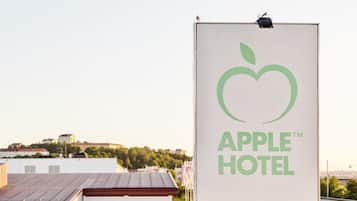 Overnatningsstedets facade