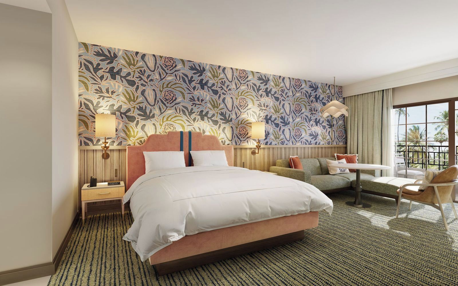 高級寢具、客房內保險箱、書桌、筆電工作空間